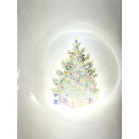 Christopher Radko Holiday Celebrations Christmas Tree 9 1/2" Veggie/Serving Bowl - Picture 4 of 8